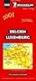 Michelin 2001 Belgium Luxembourg (Road Maps)