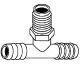 Danco 52632b Tee Insert Fitting 3/8 X 3/8 X 1/4 (Pack of 3)