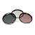 Sakar 62mm 3-Piece Polarizing Filter Kit/UV/F-DL Metal Rim with Leather Case, 15 Year Warranty