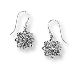 Marcasite Filigree Earrings by Something Silver