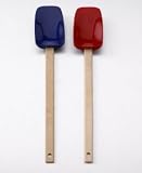 SiliconeZone Medium Wood Spoon, Blue