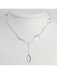 Sterling Silver Fancy Link Chain QG2102-16"