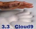 3.3 Cloud9 Cal-King 3 Inch 100% Visco Elastic Memory Foam Mattress Topper