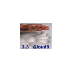 Buy 3.3 Cloud9 Full Double 1.25 Inch 100% Visco Elastic Memory Foam Mattress Topper now!