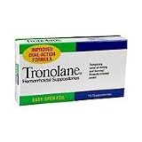 Tronolane Hemorrhoidal Suppositories - 10