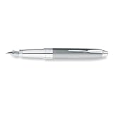 Cross Compact Satin Chrome Medium Point Fountain Pen - AT0256-4MS