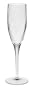 Luigi Bormioli Canaletto 7-Ounce Blown Crystal Flute Glasses, Set of 4