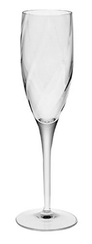 Luigi Bormioli Canaletto 7-Ounce Optic Champagne Flute Glass