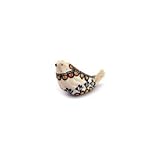 IMAGE OF Boleslawiec Polish Pottery bird figurine H5550B signature pattern U79 UNIKAT made by Ceramika Artystyczna