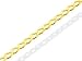 9ct Gold Diamond Cut Solid Link Curb Chain