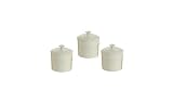 LE CREUSET SET OF 3 ALMOND 0.8 STORAGE JARS