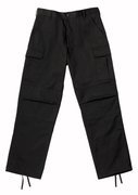 ULTRA FORCE BLACK ZIPPER P/C BDU PANTS - Size S