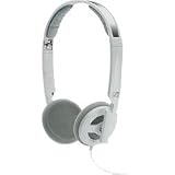 White On-ear Fold/flip Headpho