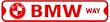 BMW WAY STREET sign car sport auto import