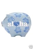 Hawaii Coin Bank Heart of Hawaii Aloha Blue