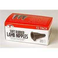 3 PACK POP BOTTLE LAMB NIPPLE, Color: BLACK; Units Per Package: 12