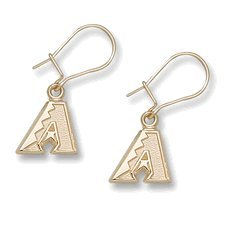 Arizona Diamondbacks 14K Gold Dangle Earrings