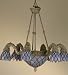 LAMPS BEAUTIFUL Tiffany Style Diamond Garland Chandelier by Meyda Tiffany--Excellent ...