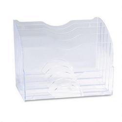 Rubbermaid 94610 Optimizers multifunctional two-way organizer, 8-3/4w x 10-3/8d x 13-5/8h, clear