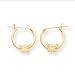 14k Hoop w/Butterfly Earrings SE425