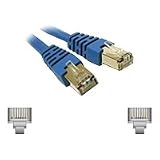 Cables to Go - Patch cable - RJ-45 (M) - RJ-45 (M) - 50 ft - STP - ( CAT 5e ) - blue