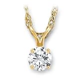 1/20 ct. Brilliant Diamond Solitaire Pendant