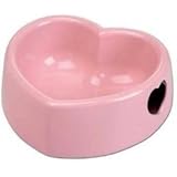 Petmate Heart Shaped Medium Pink Pet Bowl -- 1 Bowl