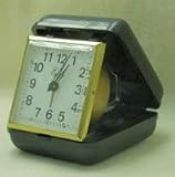 Equity 10210 BLK Keywound Travel Clock