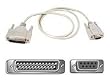 Belkin 3ft At Serial Modem Cable Db9f/db25m