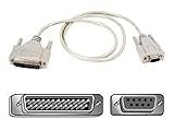 Belkin 25ft At Serial Modem Cable Db9f/db25m