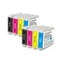 8 PK 2 Sets (2B,2C,2M,2Y) Brother LC51 LC-51 Compatible Ink Cartridges for Brother MFC240C, DCP130C, MFC-5460CN, MFC-440CN, MFC-665CW, MFC-5860CN, MFC-3360C