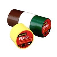 Scotch Plastic Tape, 1 1/2 x 125 Yellow
