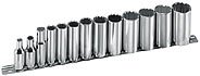 Armstrong 15-375 13pc 3/8 Drive 12pt Fractional Deep Socket Set