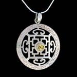 Amethyst Empowerment Yantra Pendant