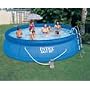 15' x 42" Easy Set Pool Set(w/ Filter Pump, Video, Ladder, Cover, Ground Cloth, and Maintenance Kit)