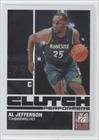 2009-10 Donruss Elite Clutch Performers #17 - Al Jefferson