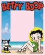 Betty Boop Magnetic Beach Picture Frame