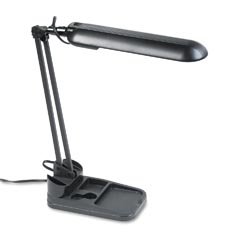 Catalina Lighting 12036001028 Flexible fluorescent organizer lamp, 16-1/5 high, matte black