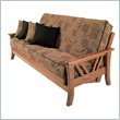 August Lotz Avalon Futon Frame in Medium Oak