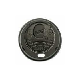 Georgia Pacific Lids Plastic Dome Black - 8 oz