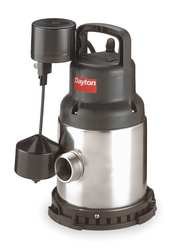 Dayton 3YU73 Pump, Sump, 1/2 HP