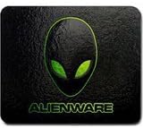 Alienware Computer Optical Gaming Mouse Pad Mat #14 Non-slip Neoprene Rubber Standard Rectangular Mousepad Is Made of a Durable Heat-resistant Polyester Fabric Top, Will Keep Your Mouse Rolling in Style. Backed with a Neoprene Rubber Non-slip Backing, Keeps the Mousepad From Sliding. The Mousepad Is 1/8" Thick