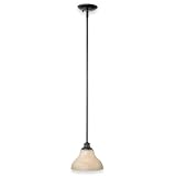 Review Royce Lighting RP700/1-23 / Royce Lighting RP700/1-23 Prescott Mini Pendant Oil Rubbed Bronze with Sepia Tinted Globe