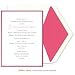 Fuchsia Border & Emboss Adult Birthday Invitations