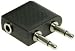 Electronics : Airplane headphone socket adaptor