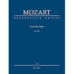 Mozart : Cosi fan tutte - Studienpartitur TP 314 B�renreiter Classics