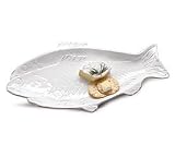 Mariner Bay Fish Shape Platter For Seafood Dining And Kitchen Decor