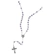 Sterling Silver Lavender Jade Rosary