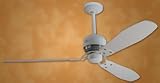 Hunter Ceiling Fans 28120 Tribeca Fan - Remote Satin White Contemporary Indoor Fan 60