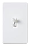 Lutron TGFSQ-FH-WH Toggler Fan Speed Control White